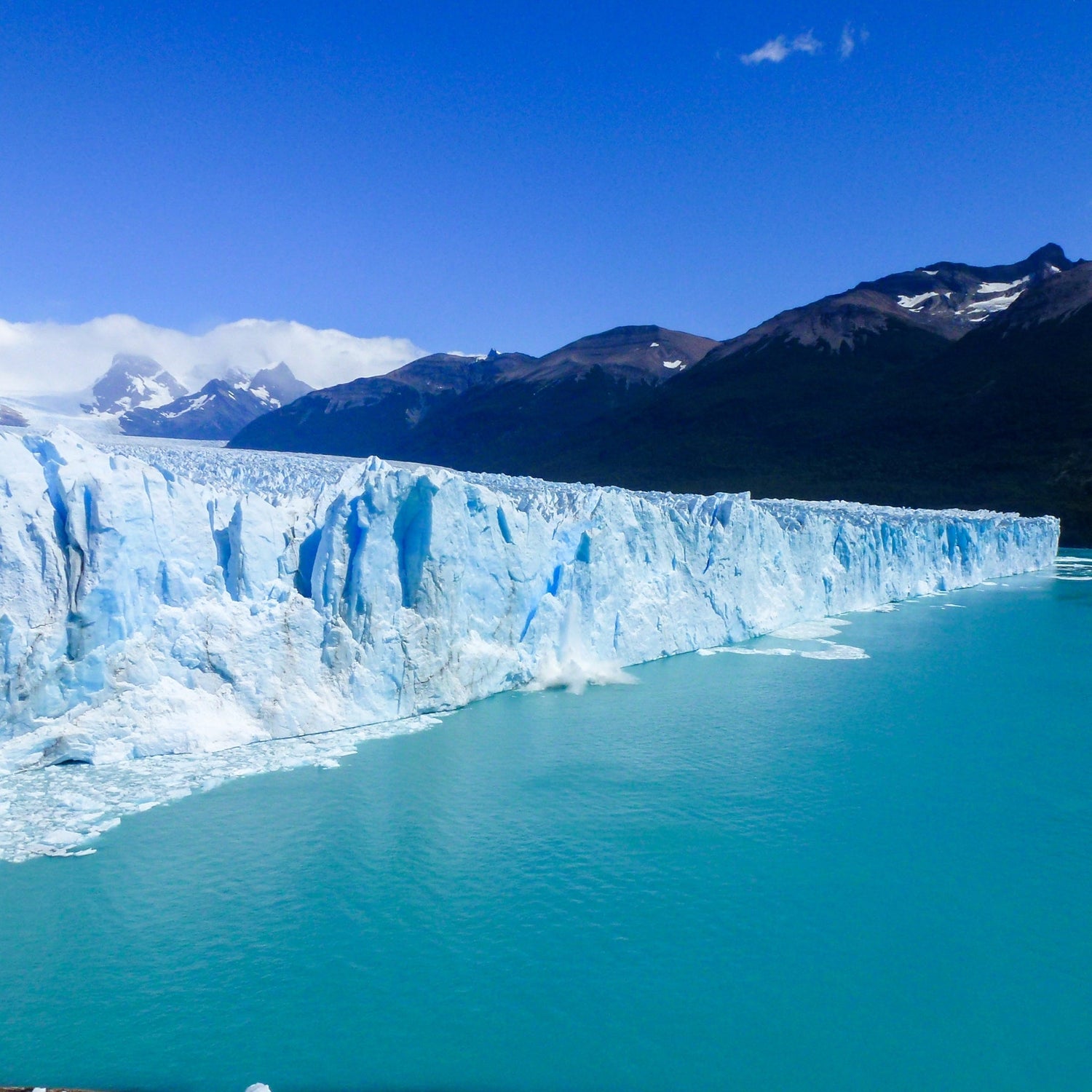 Alpine glacier water skincare — pure natural hydration from Swiss mountains for your skin