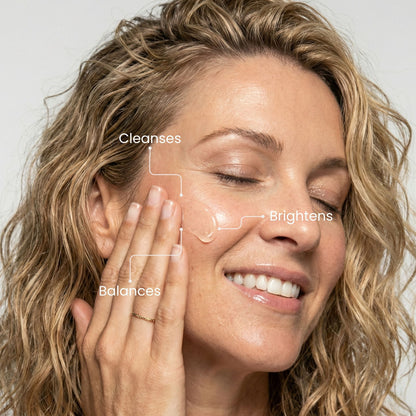 Probiotic Facial Cleanser benefits — plant-derived surfactants cleanse without stripping skin barrier