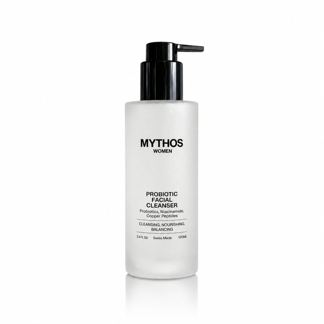 Probiotic facial cleanser with peptides
