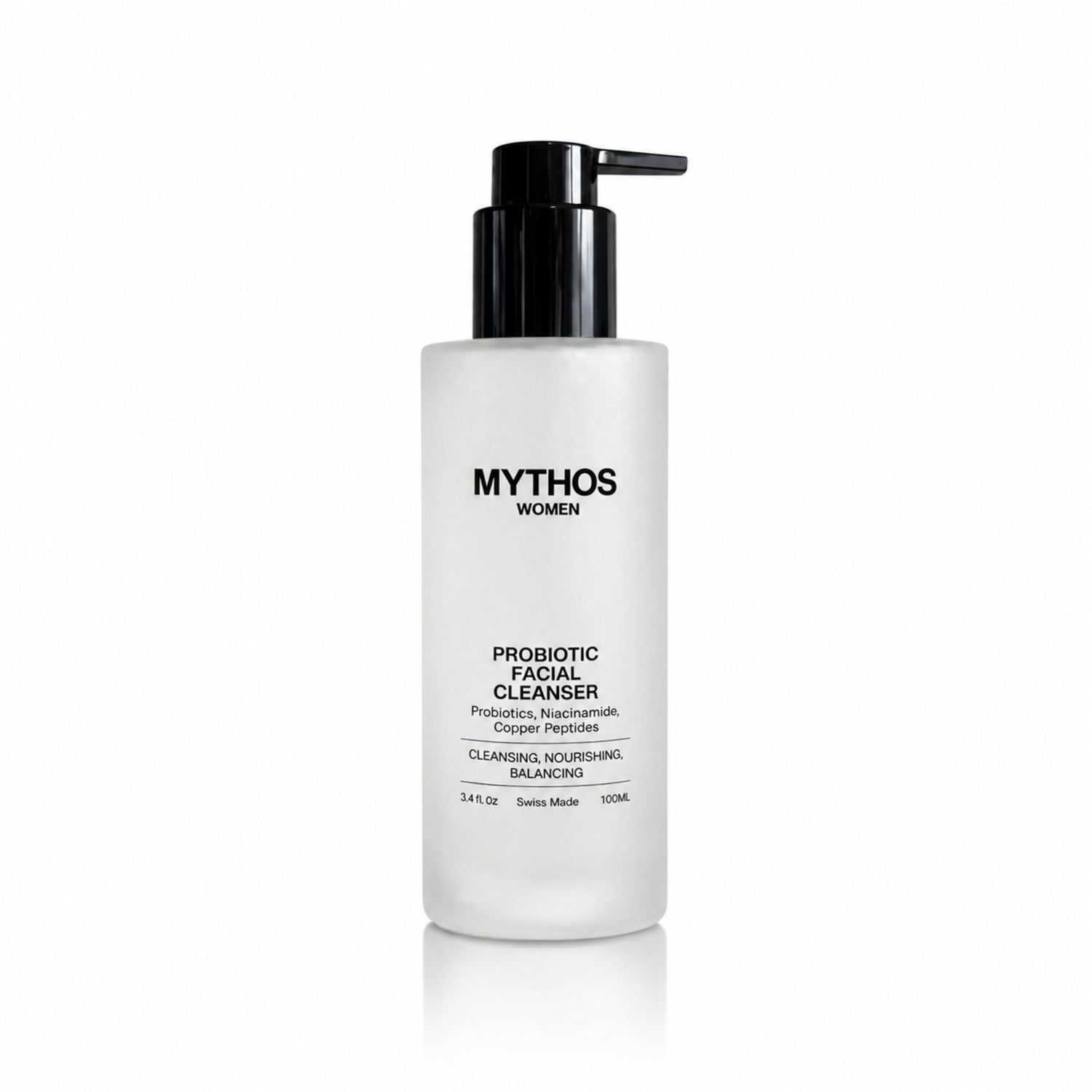 Probiotic facial cleanser with peptides